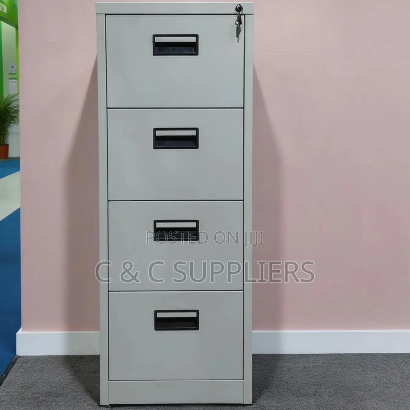 4-Drawer Storage Locker Unit