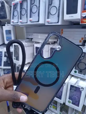 Magnetic Phone Case With an Integrated MagSafe-compatible Ring Stand,