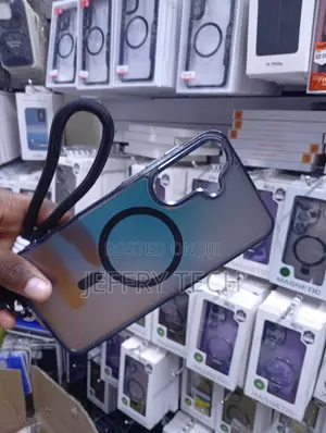 Magnetic Phone Case With an Integrated MagSafe-compatible Ring Stand,