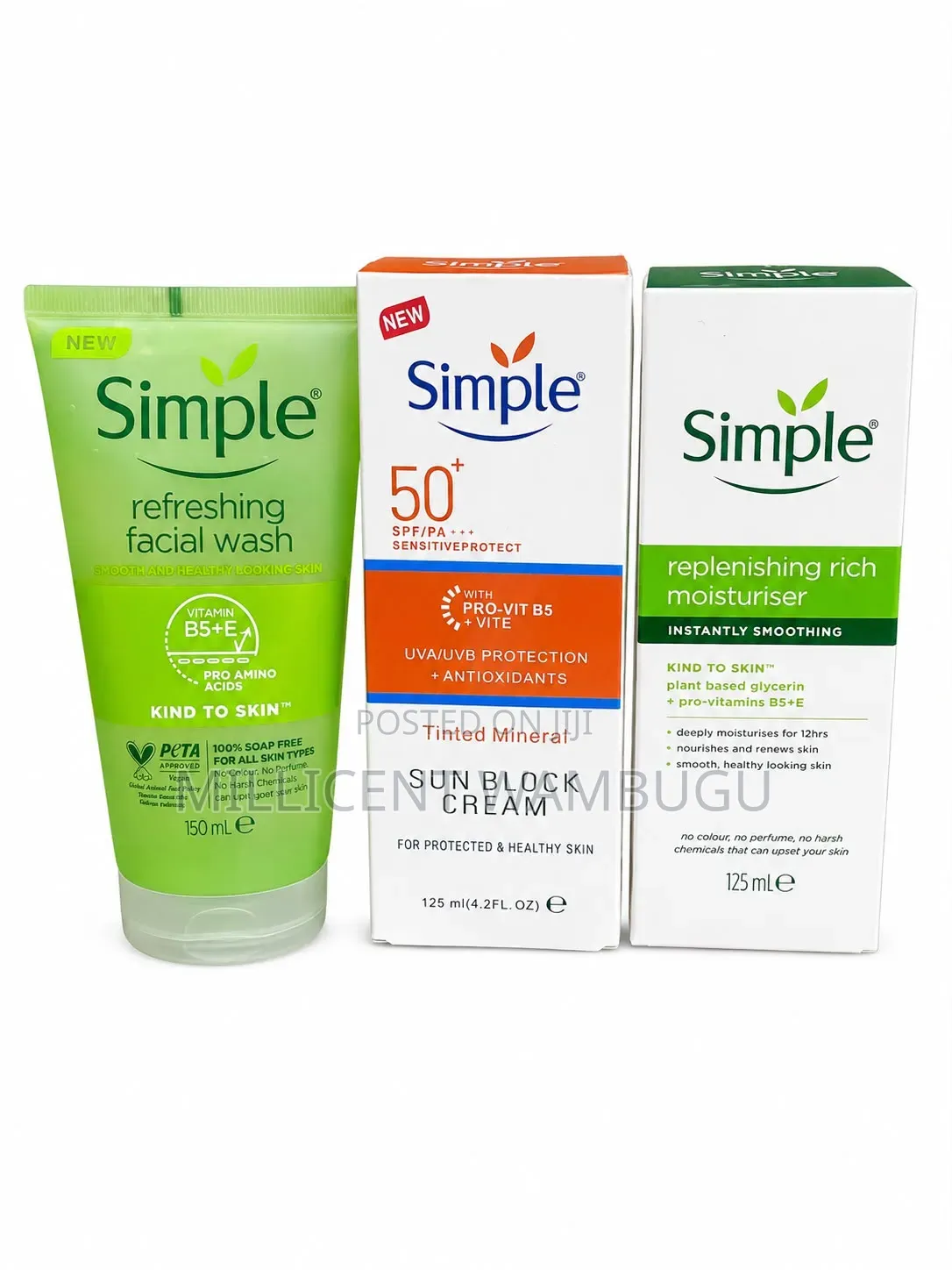 Simple Sunscreen Spf50 for Sensitive Skin