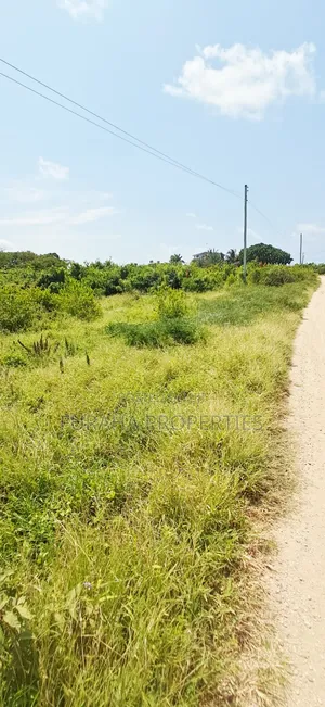 For Sale 2 Acres at the 2nd Raw Beach Shanzu
