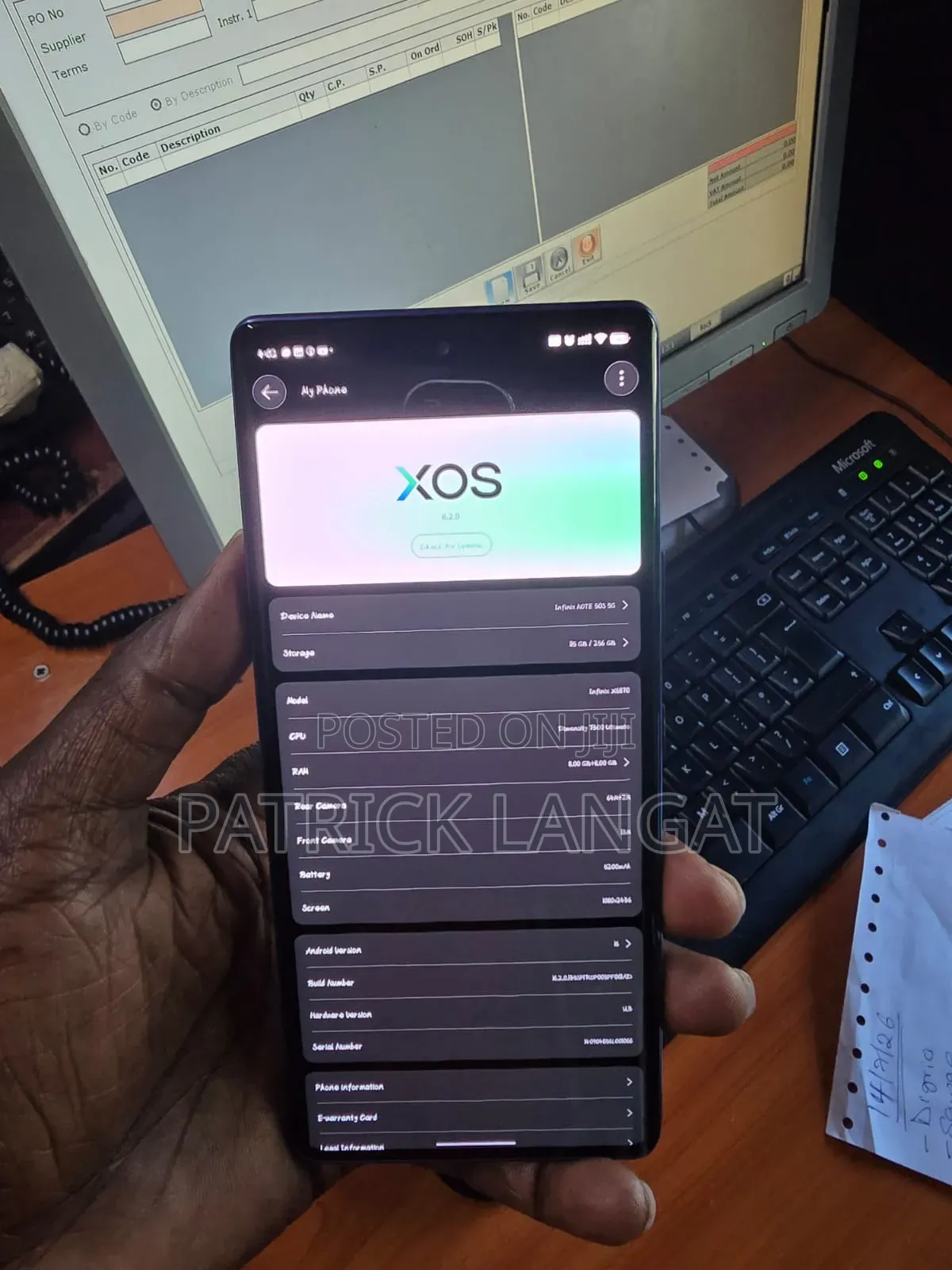 Infinix Note 50s 256 GB Blue