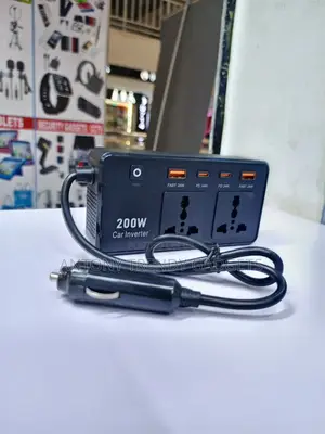Portable 200W Car Power Inverter for Laptop Phone Charging