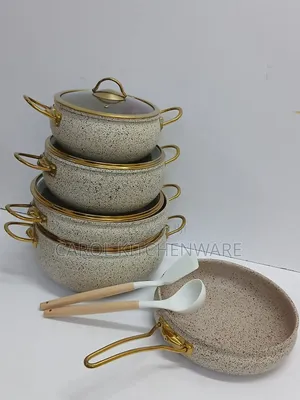Granite Cooking Set / 9 PC Granite Cooking Set
