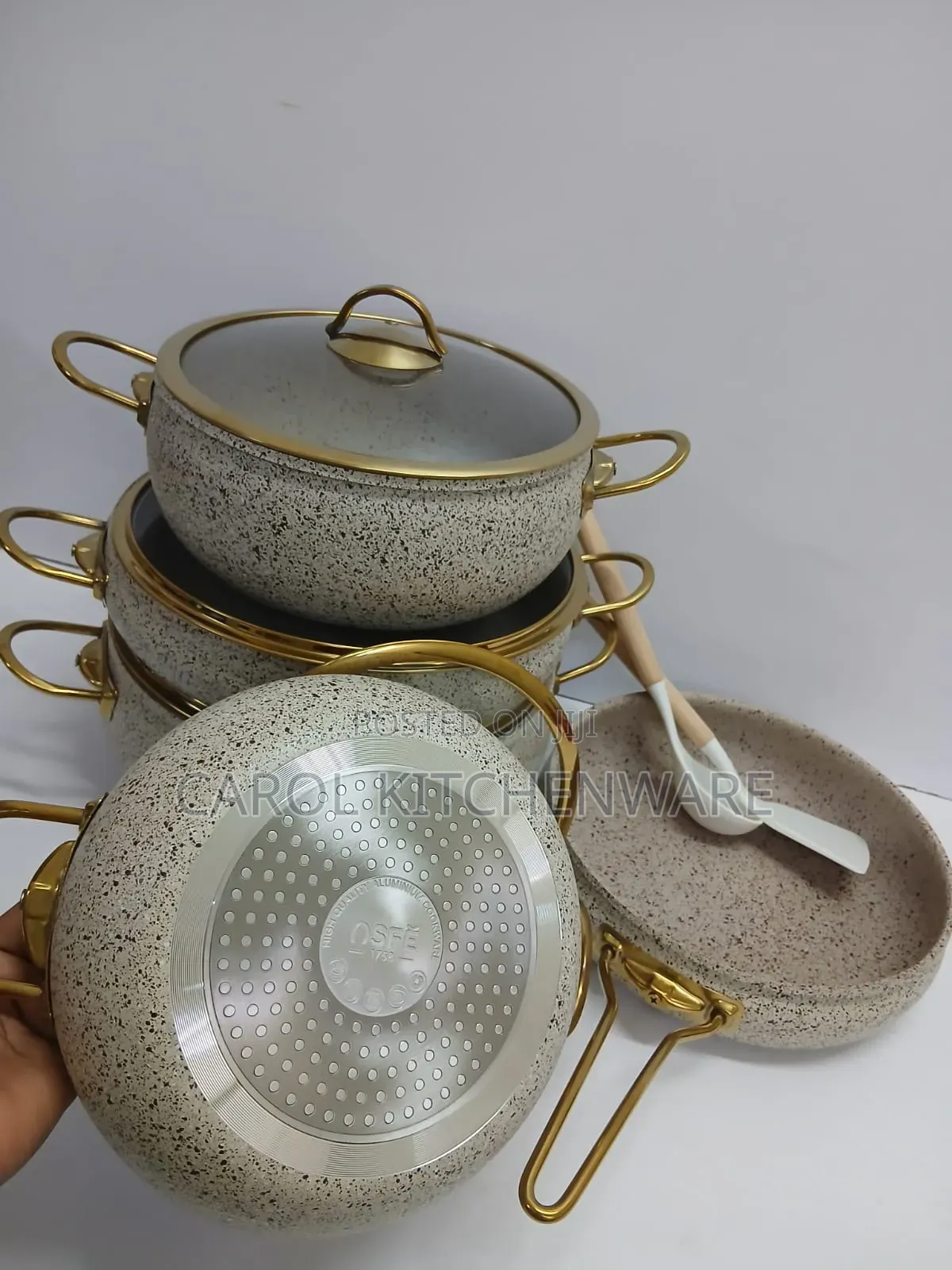 Granite Cooking Set / 9 PC Granite Cooking Set