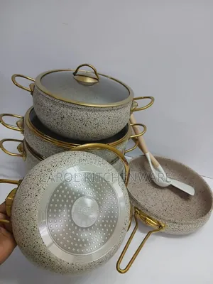Granite Cooking Set / 9 PC Granite Cooking Set