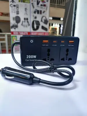 Car Power Inverter 200W 220V AC Dual Socket USB Charger