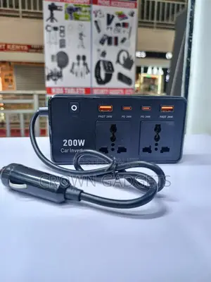 Portable 12V to 220V Car Inverter for Laptops Phones
