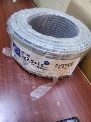2.5mm Twin Cable With Earth Elsewedy