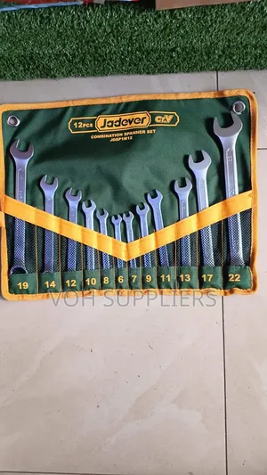 Jadever 12-Piece Combination Spanner Set (Model JDSP1M12).