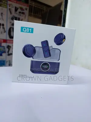 Q81 Dual Wireless Mic USB-C Lightning With Charging Case