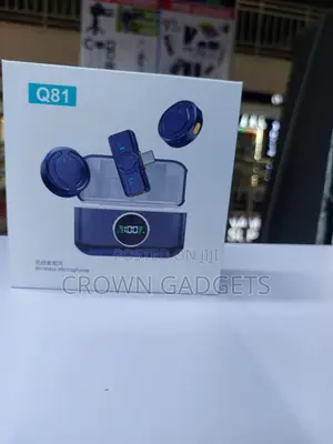 Q81 Dual Wireless Microphone With USB-C Lightning Receiver