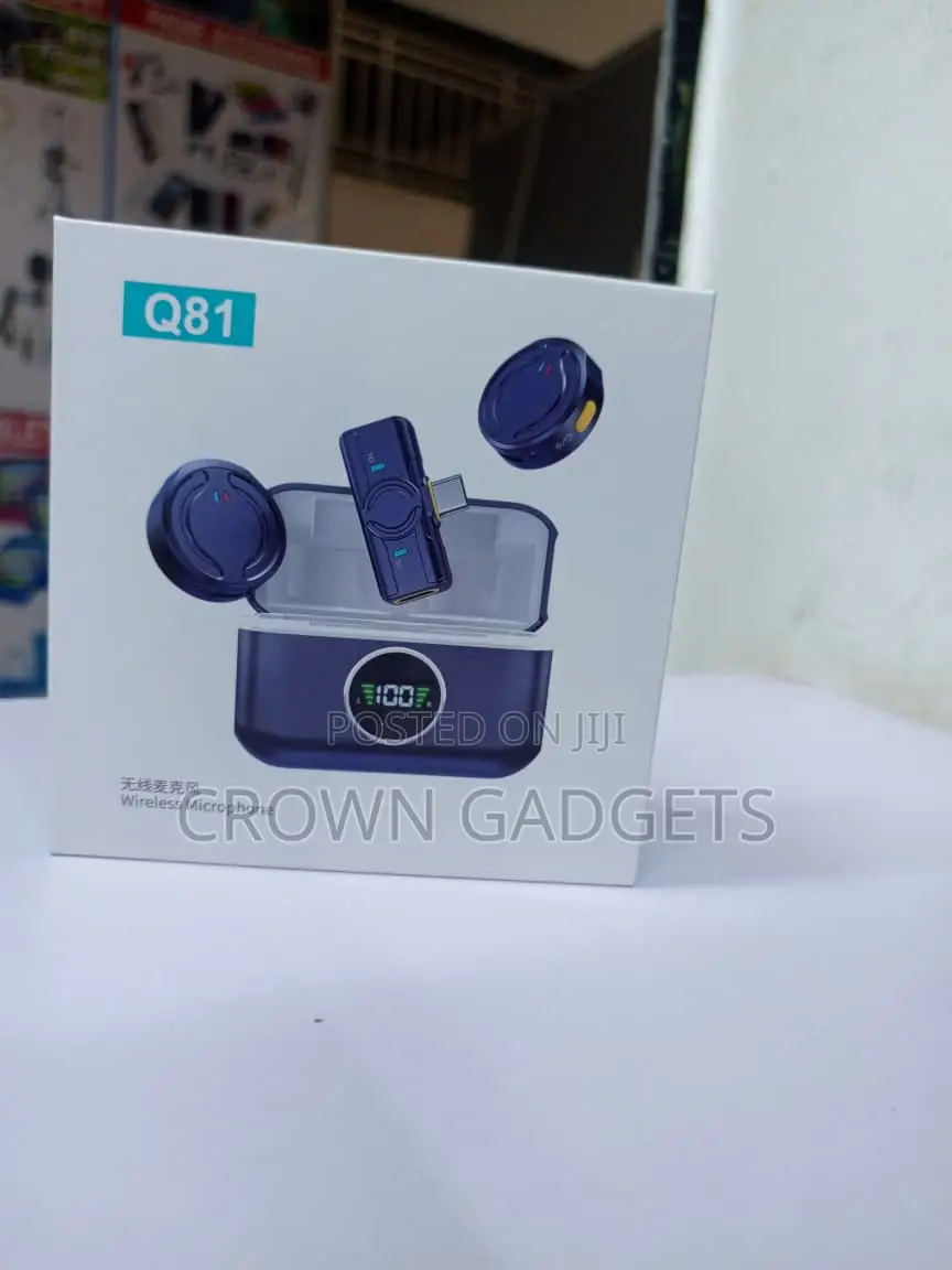 Q81 Wireless Lavalier Mic for Vlogging Live Streaming
