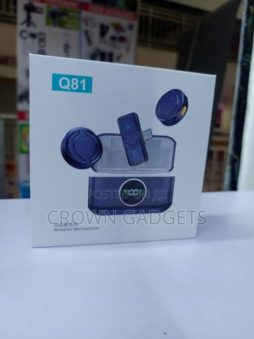 Q81 Wireless Lavalier Mic for Vlogging Live Streaming