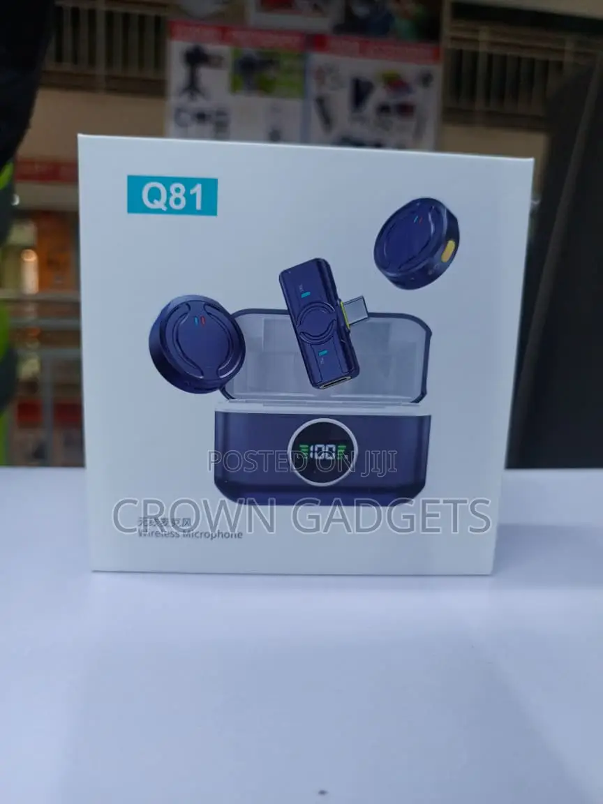 Q81 Noise Cancelling Wireless Clip Microphone for Android