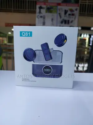 Q81 Dual Clip-on Wireless Microphone for iPhone Android