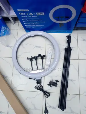 LJJ-45 18 Inch Ring Light Kit With Tripod Phone Mounts