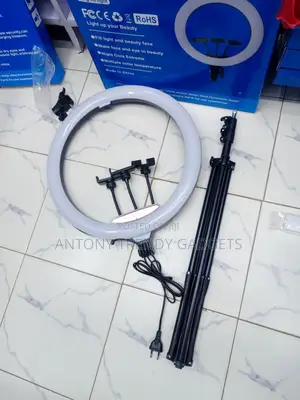 LJJ-45 18 Inch Ring Light Kit With Tripod Phone Mounts