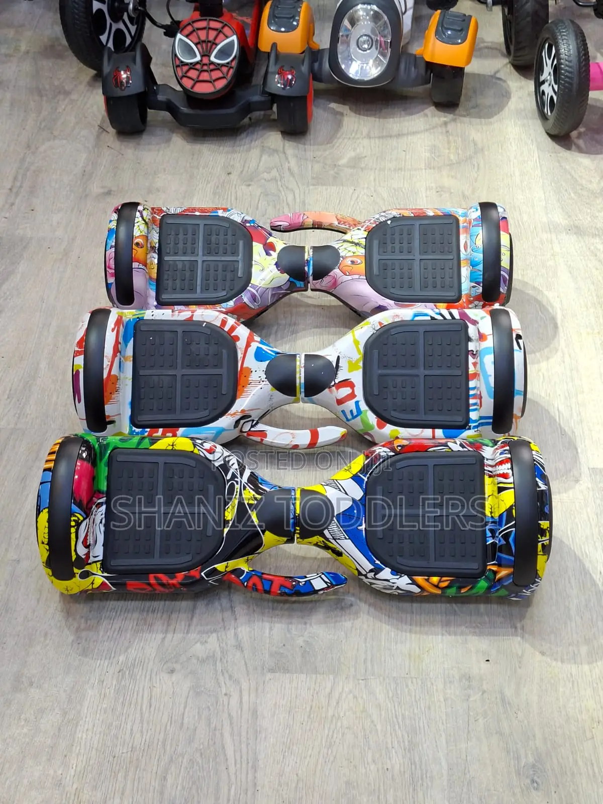 Electric Hoverboard With LED Lights