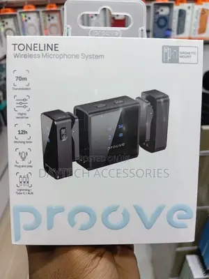 Proove ToneLine Wireless 2.4GHZ Lavalier Microphone (Black)