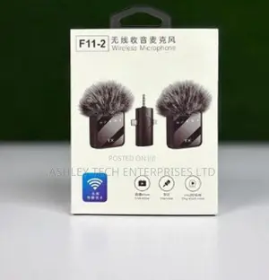 New F11-2 Wireless Clip-on Microphone! 