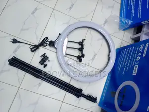 LJJ-45 18 Inch Studio Ring Light With Tripod Phone Mounts