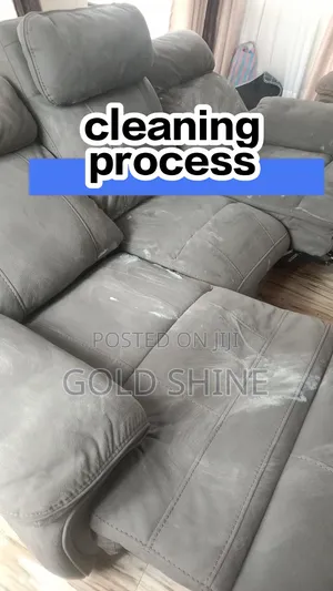Before,during and After Cleaning Recliner Seat