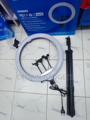 LJJ-45 Photography Ring Light With Adjustable Stand 18 Inch