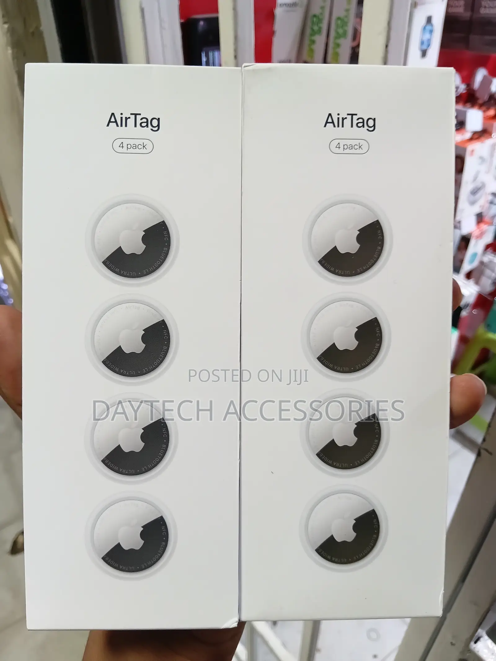 Apple Apple AirTag 4-Pack - White Bluetooth IP67 Water Resistant