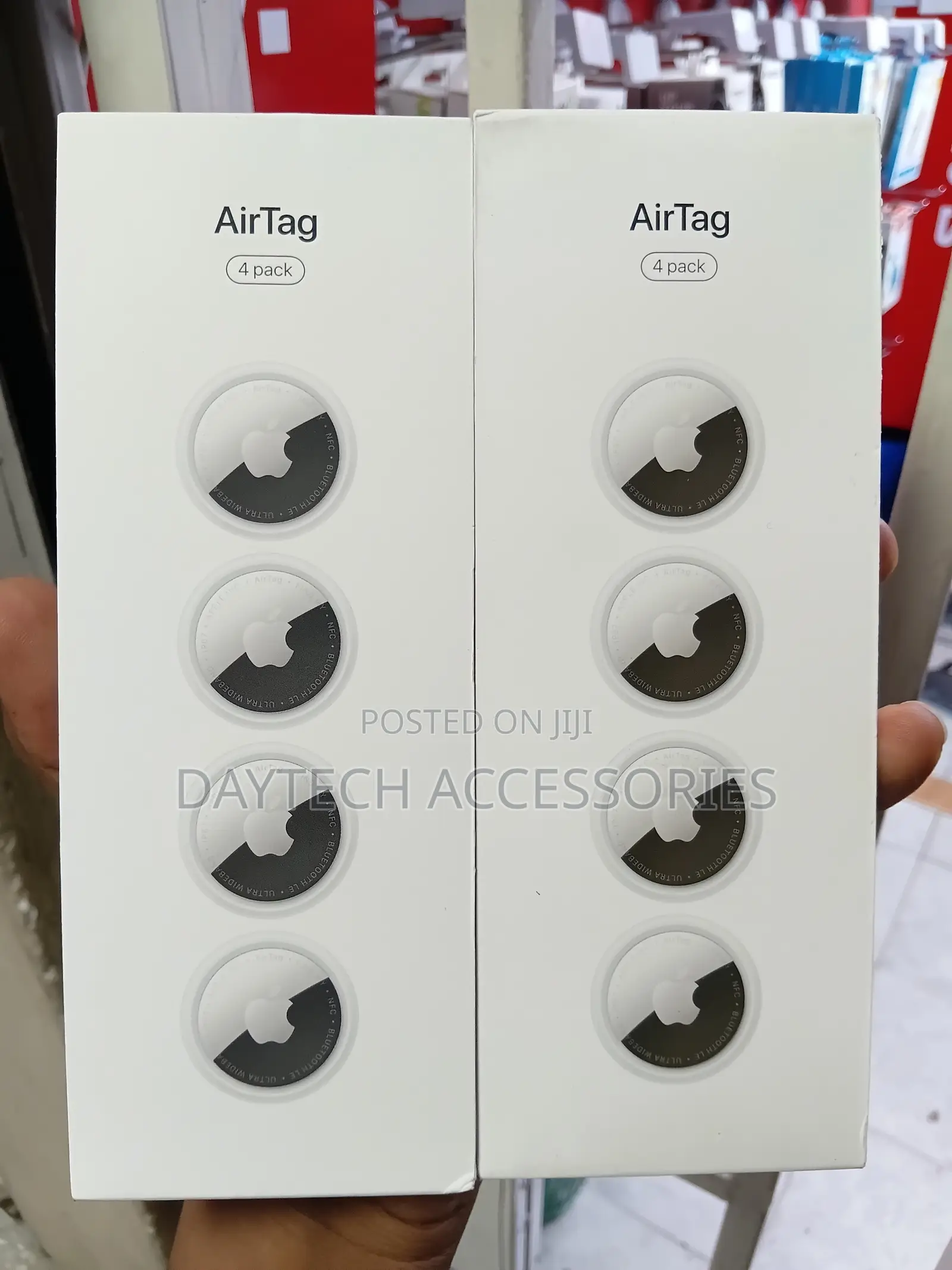 Apple Apple AirTag 4-Pack - White Bluetooth IP67 Water Resistant