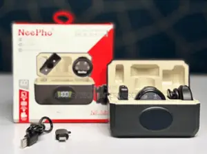 ~NeePho NP-58 Wireless Clip-on Microphone – Dual Lavalier Mic