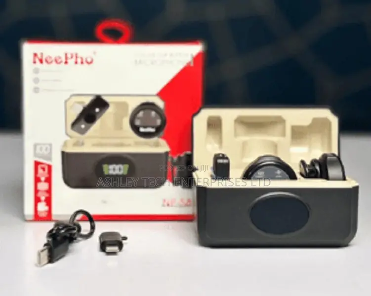 !!NeePho NP-58 Wireless Microphone With Charging Case