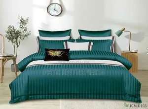 Luxury Cotton Satin Stripped Duvet Cover Sets Size;6*6/6*7/7*8-