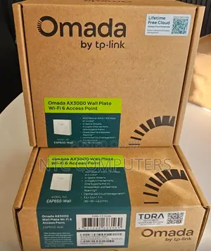 TP‐Link Omada EAP650‐Wall AX3000 Wall Plate WiFi 6 Access Point