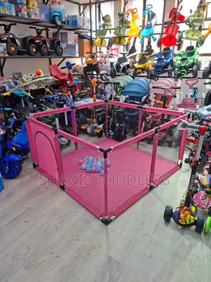 Safe Kids Playpen With Zipper Door