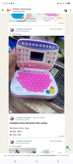 Kids Toy Computer