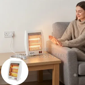 Baumann Portable Quartz Room Heater, Compact Energy Efficient