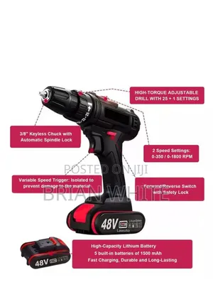 48V Cordless Drill