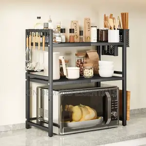 Double Layer Heavy-Duty Adjustable Microwave Stand