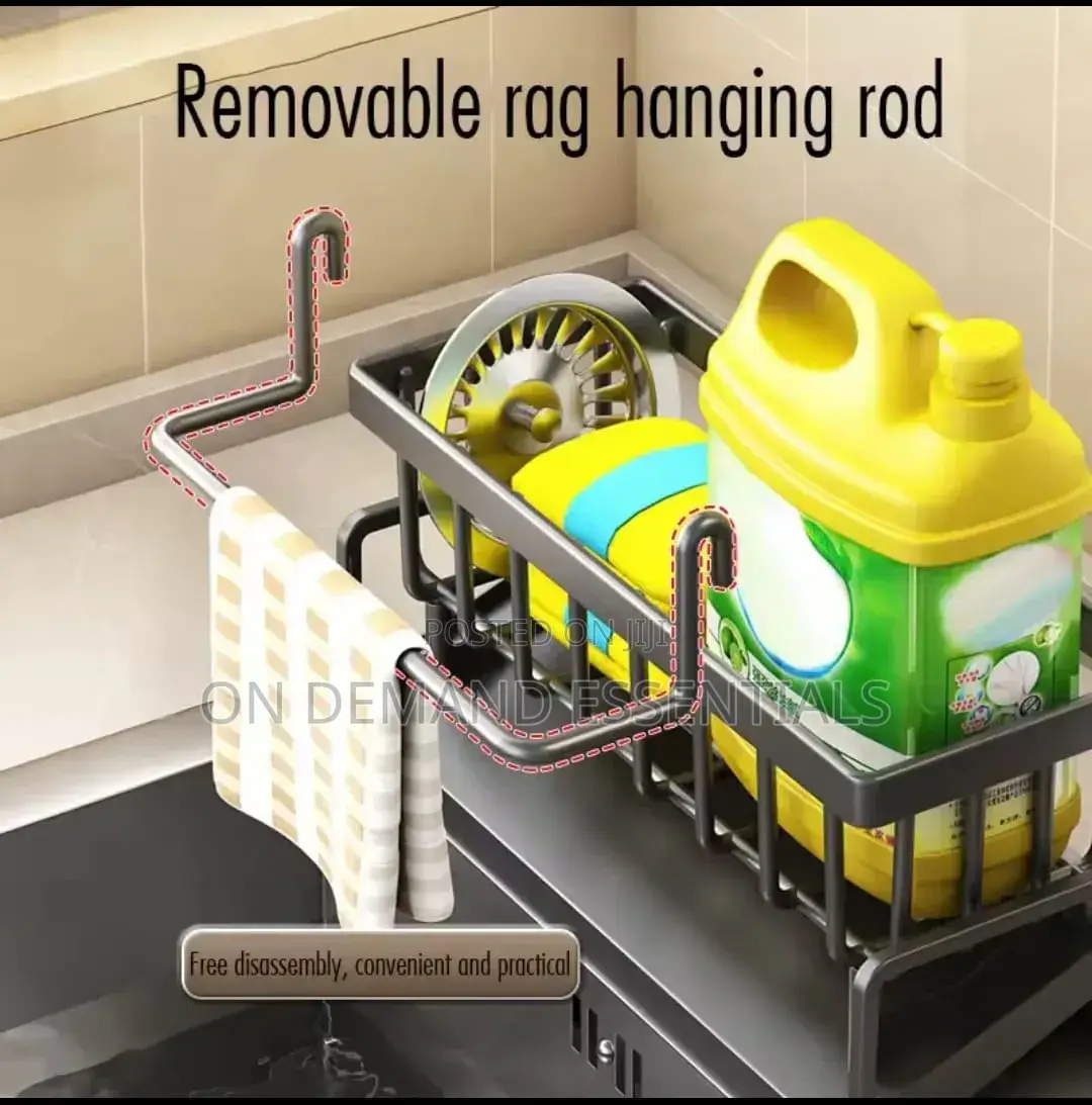 Sink Caddy Multifunctional Sink Sponge Detergent Storage Rack