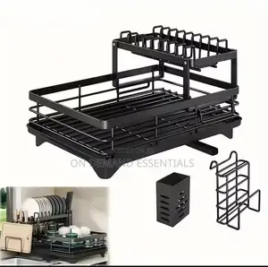 Carbon Metal 2-Layer Dish Rack
