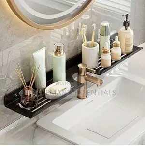 Premium Wall-Mounted Bathroom Storage Rack