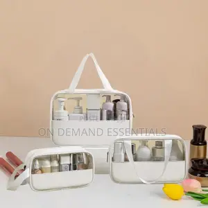 3pcs Washbags Set. With Wide Base