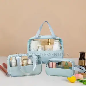 3pcs Washbags Set. With Wide Base