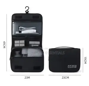 Portable Cosmetic Makeup Toiletry Bags With Hooks
