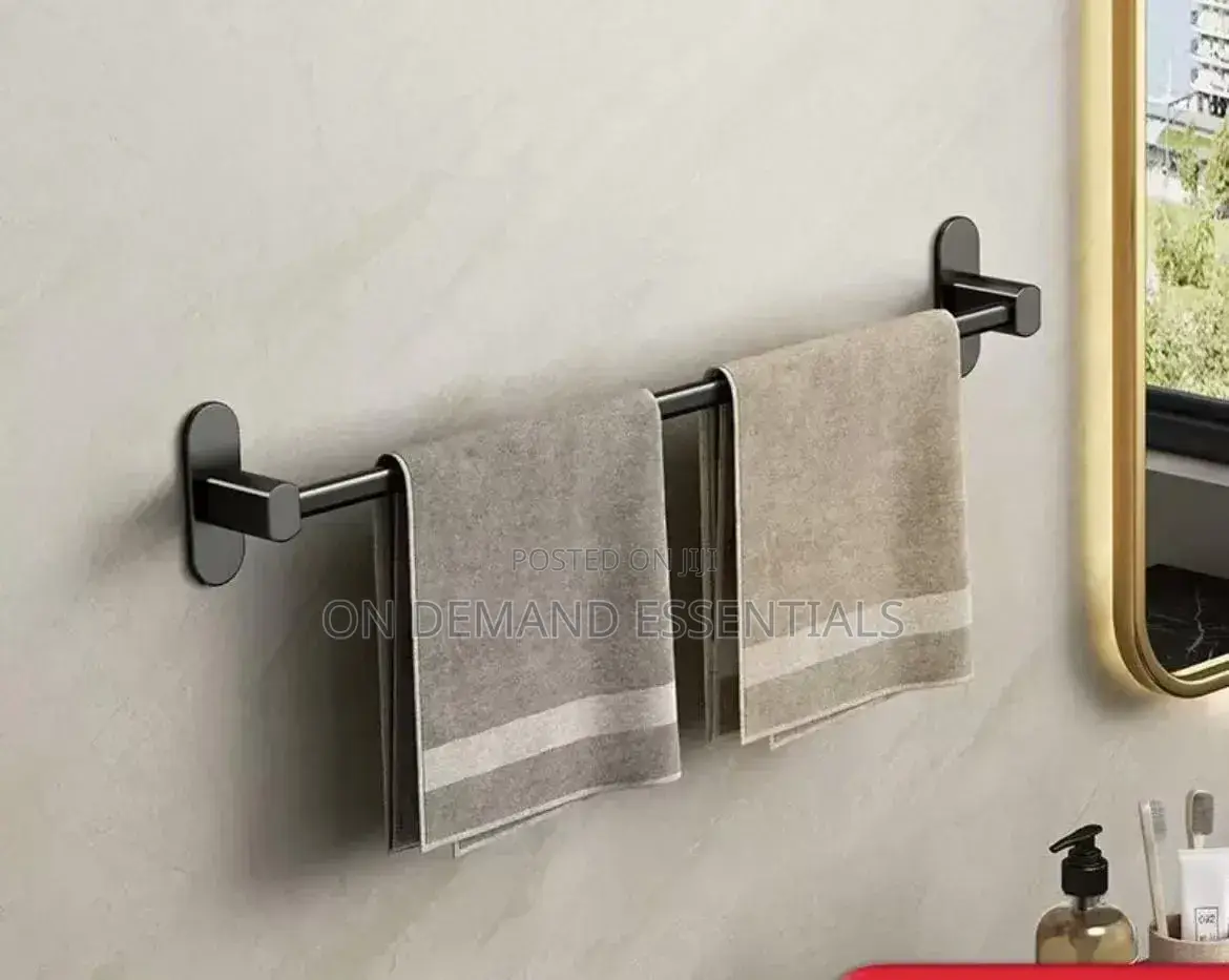 Punch-Free Space Aluminum Towel Rack