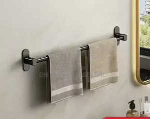 Punch-Free Space Aluminum Towel Rack