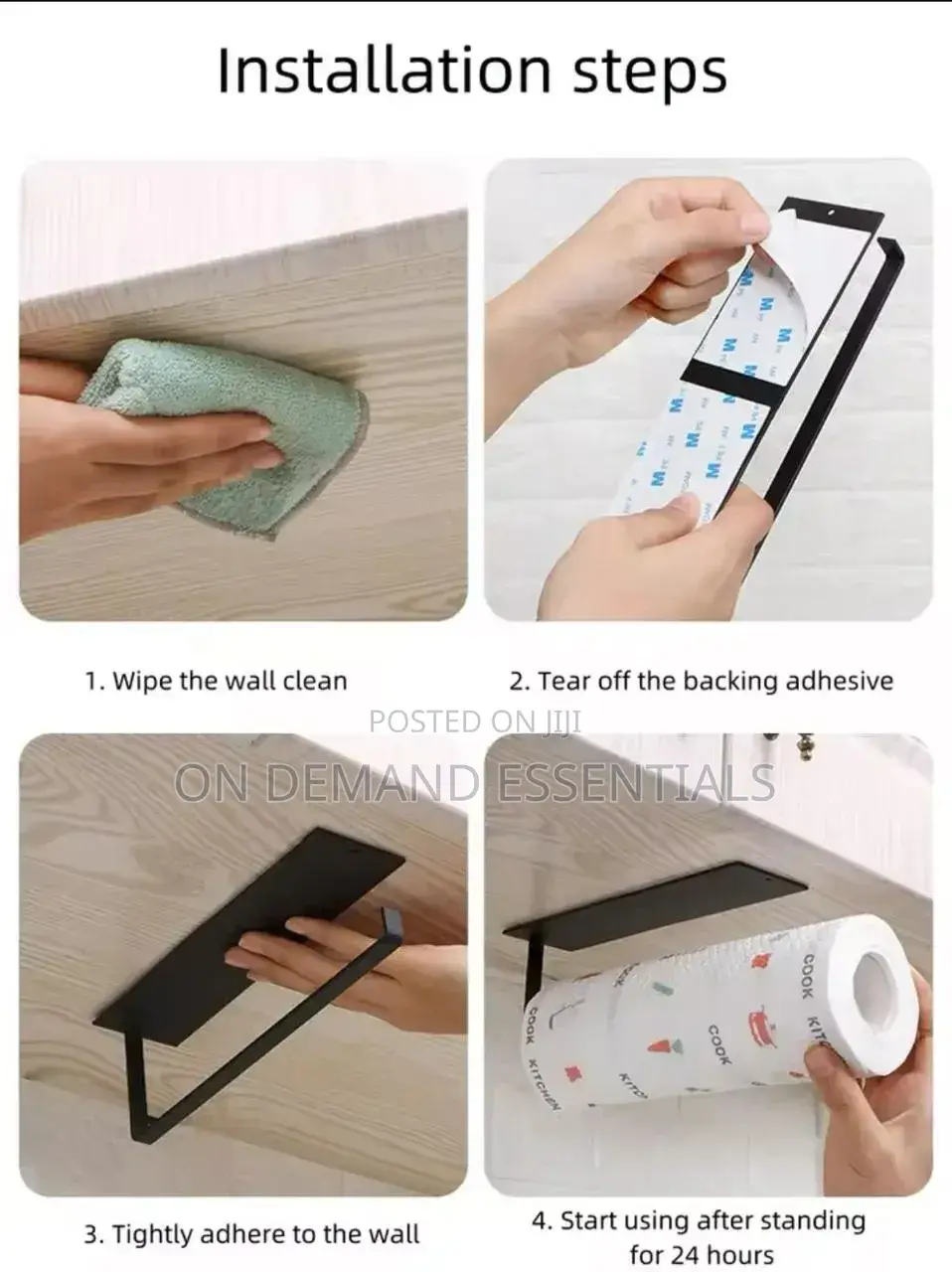 Multipurpose Wide Base Paper Towel Holder