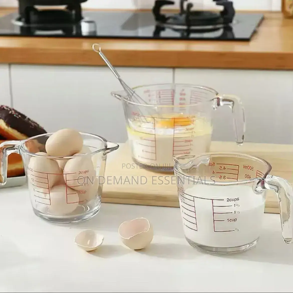 1000ml Glass Measuring Cup With Scale and Handle