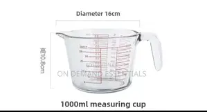 1000ml Glass Measuring Cup With Scale and Handle